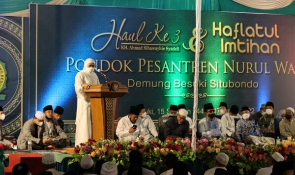 Hadir di haul KH Ahmad Sibawayhie, Gubernur Khofifah: pesantren sudah boarding school sejak dulu