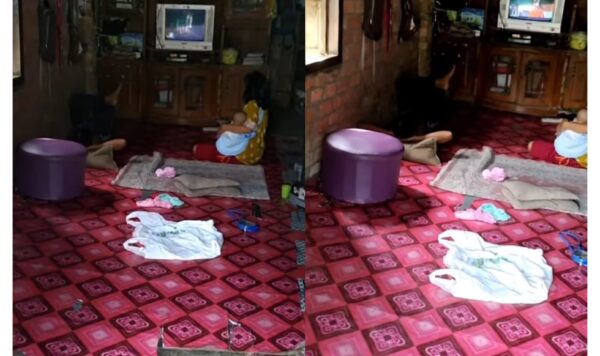 Reaksi pemilik rumah saat ada kurir antar barang ini bikin geleng kepala