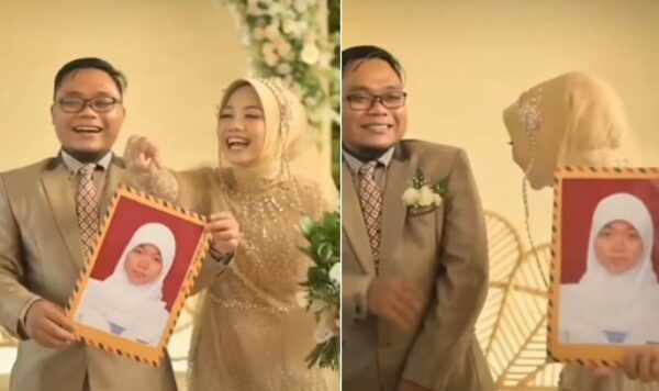Hadiah pernikahan yang bikin ketawa, beda banget