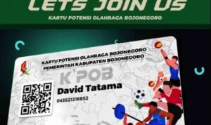 Program Kartu Olahraga Bojonegoro atau KPOB sudah dimulai, ini ketentuan mendaftar