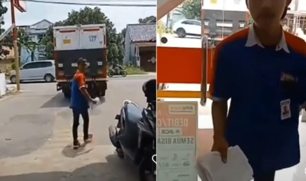 Kocak, Mobil Indomaret Kirimkan Barang Ke Rival