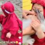 Kelinci lucu bermain