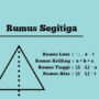 Rumus Segitiga Sama Kaki Siku-Siku Limas Segitiga dan Prisma Segitiga