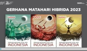 Fakta Prangko Gerhana Matahari Total yang Dikeluarkan Pos Indonesia, Dilengkapi Fitur QR Code