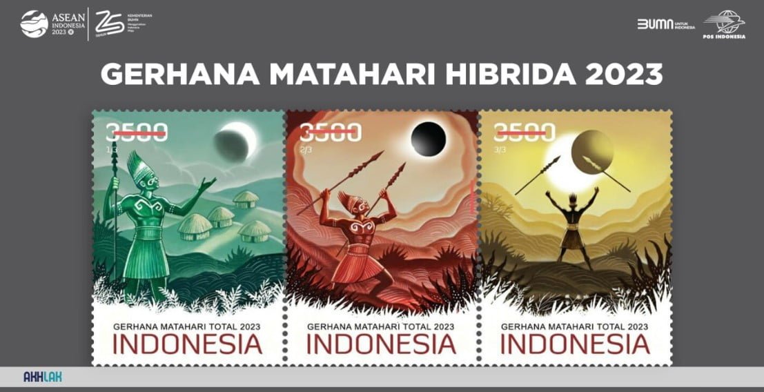Fakta Prangko Gerhana Matahari Total yang Dikeluarkan Pos Indonesia