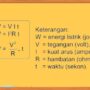 Rumus Daya Listrik dan Contoh Soal Beserta Penyelesaian