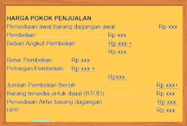 Rumus Harga Pokok Produksi atau HPP dan Contohnya