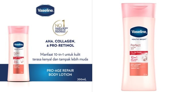 Kulit Cerah dalam Waktu Singkat dengan Vaseline Healthy White Perfect 10