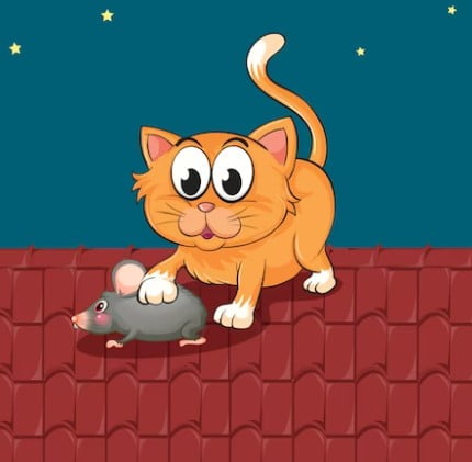 Gambar Kucing Kartun Lucu dan Menggemaskan yang Bikin Kamu Gemes
