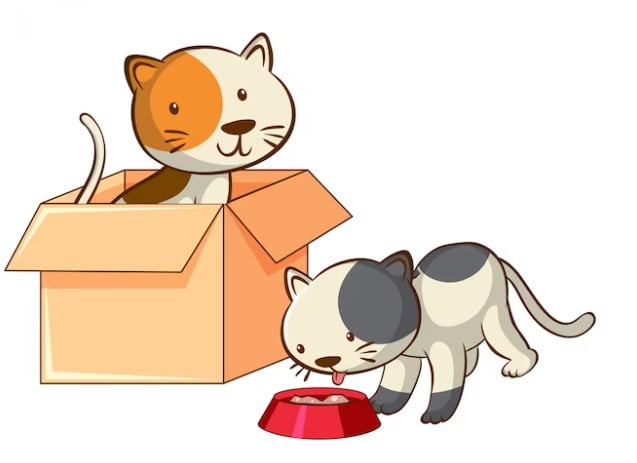 Gambar Kucing Kartun Lucu dan Menggemaskan yang Bikin Kamu Gemes