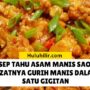 Resep Tahu Asam Manis Saori
