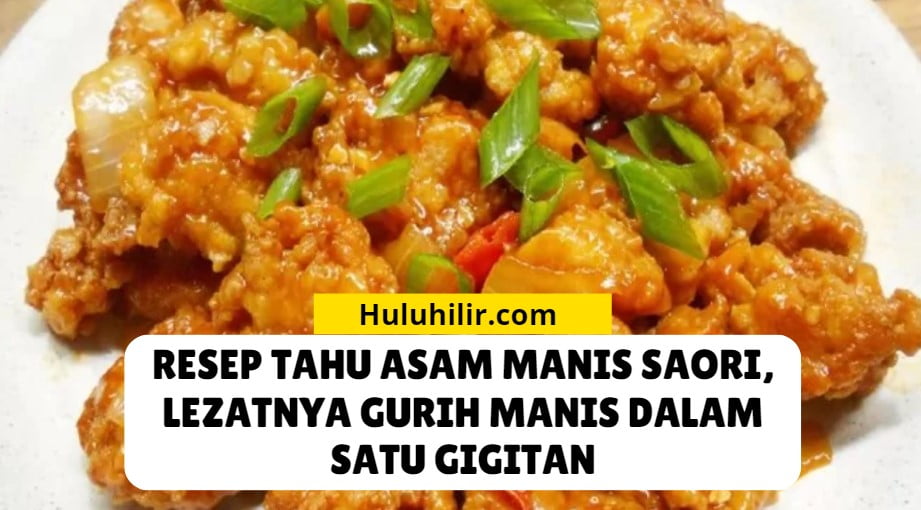 Resep Tahu Asam Manis Saori