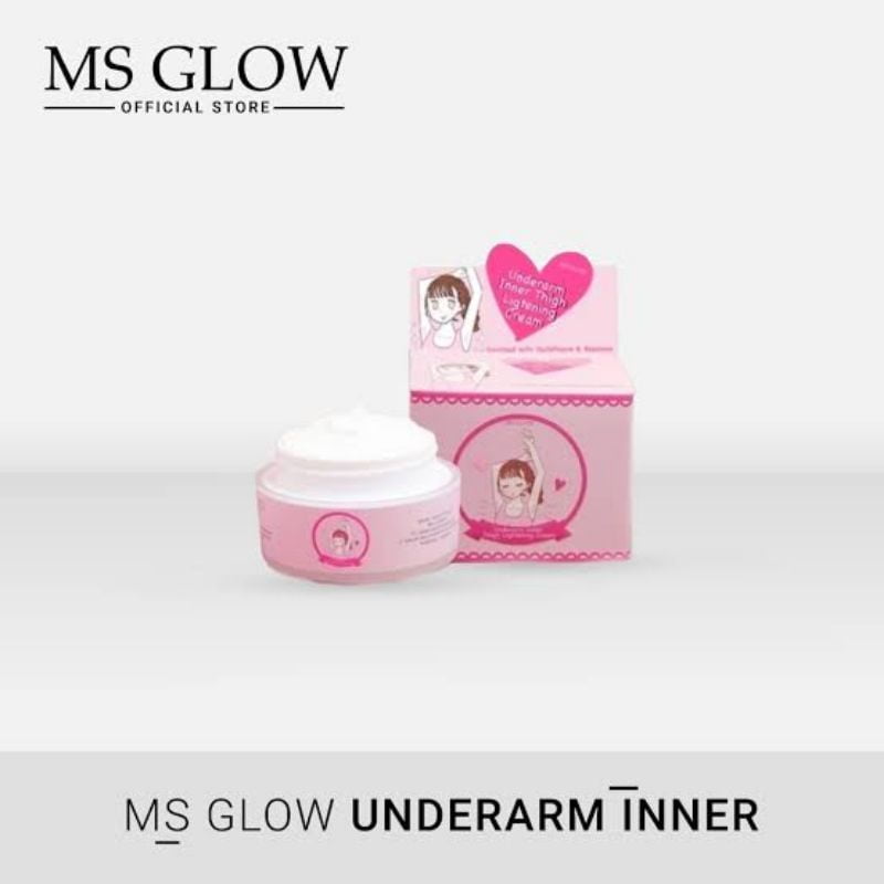 Review MS Glow Underarm Cream Rahasia Kulit Ketiak Cerah dan Sehat