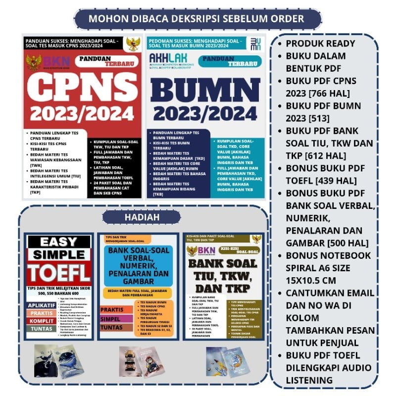 Raih Kesuksesan Karir dengan Buku CPNS 2023/2024 dan Buku BUMN 2023/2024 yang Terlengkap dan Terpercaya