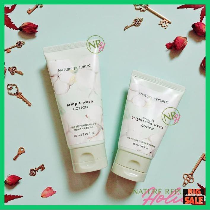 Nature Republic Cotton Armpit Kit, Rahasia Kulit Ketiak Cerah dan Bebas Bau