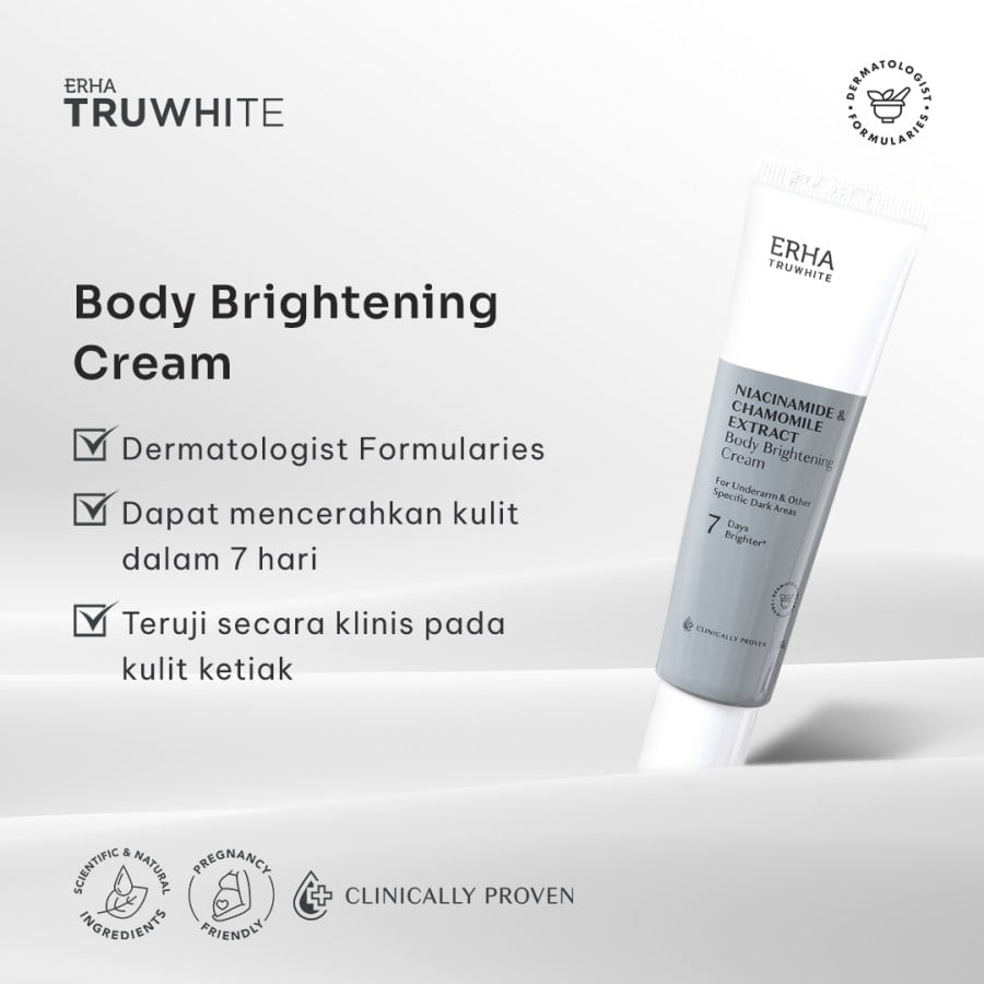 Erha Truwhite Niacinamide & Chamomile Extract Body Brightening Cream