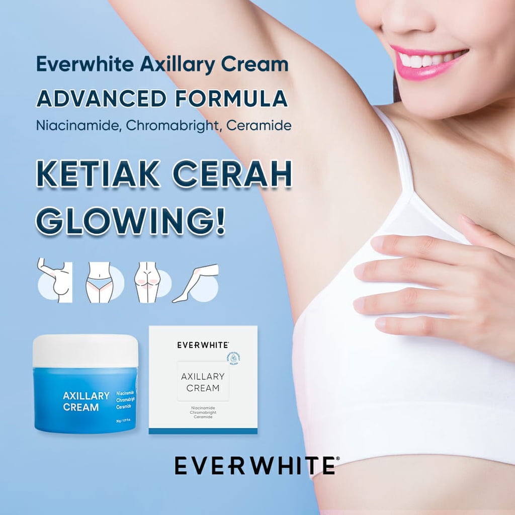 Nature Everwhite Axillary Cream, Rahasia Cantik di Ketiak yang Menggoda