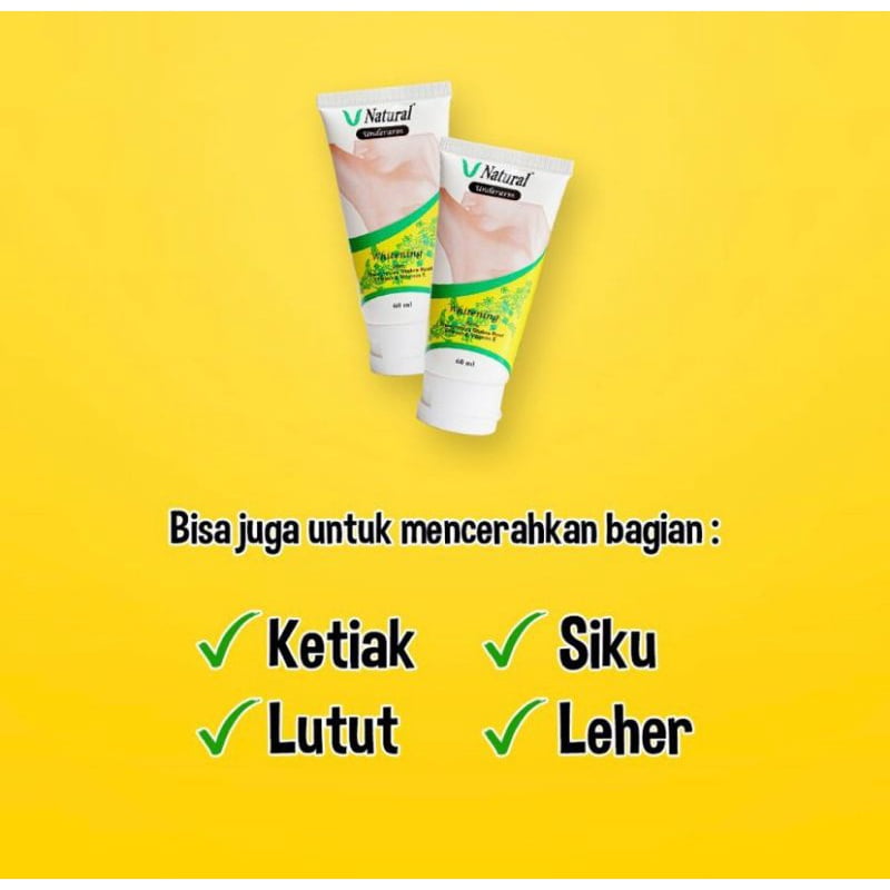Review V Natural Underarm Lightening Cream Rahasia Cantik di Bawah Lengan