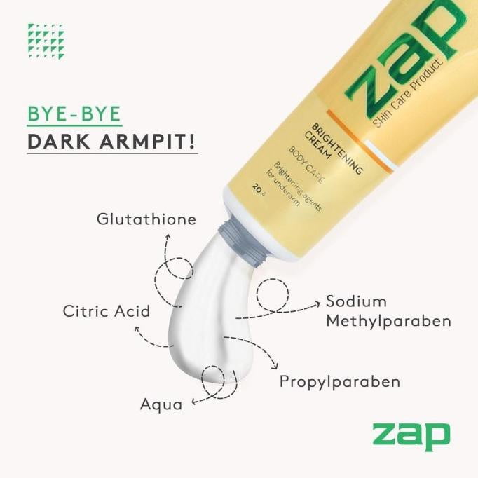 Rahasia Kulit Ketiak Cerah Memukau dengan ZAP Underarm Brightening Cream