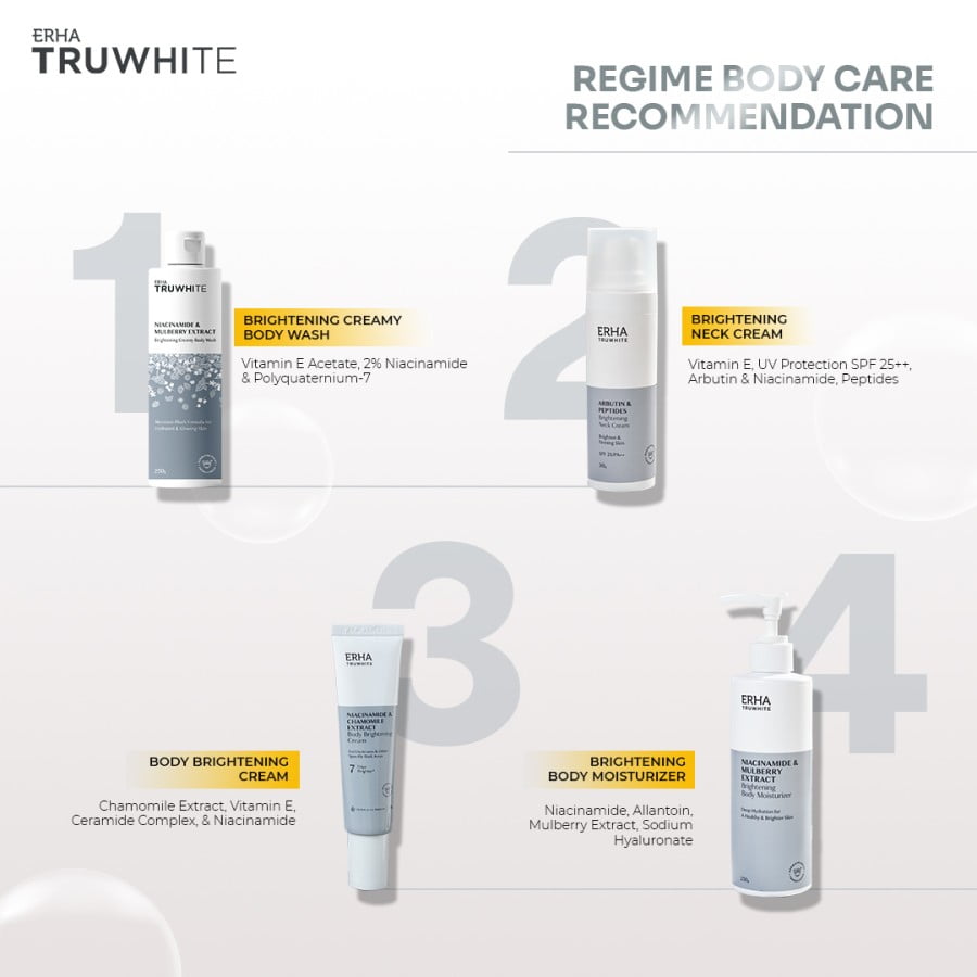Erha Truwhite Niacinamide & Chamomile Extract Body Brightening Cream