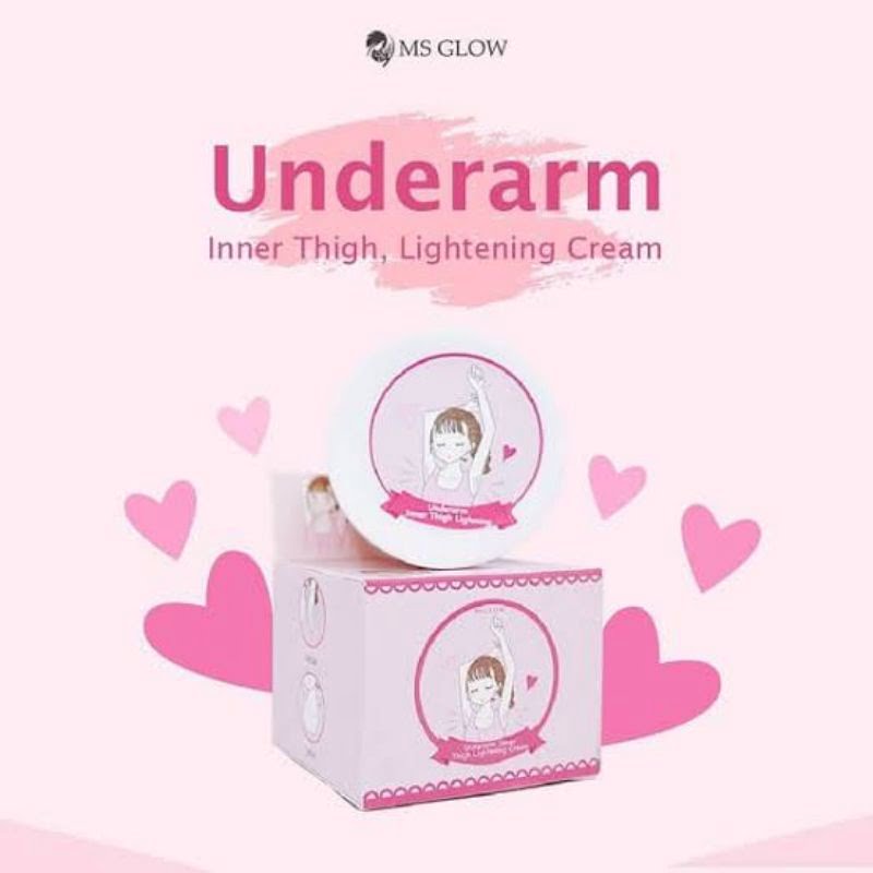 Review MS Glow Underarm Cream Rahasia Kulit Ketiak Cerah dan Sehat