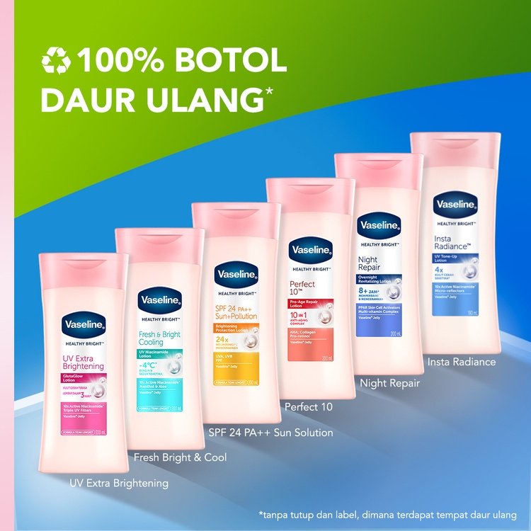 Kulit Cerah dalam Waktu Singkat dengan Vaseline Healthy White Perfect 10