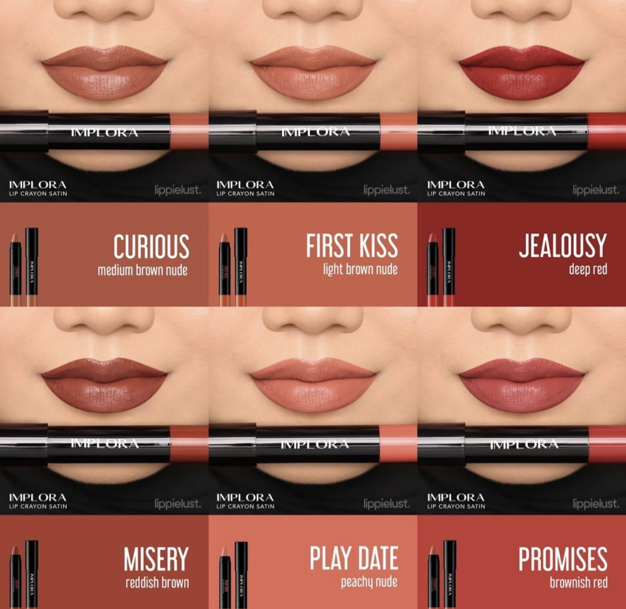 6 Pilihan Lipstik Implora yang Berkualitas, Nyaman Dipakai, dan Harga Terjangkau! Jangan Lewatkan Perbedaan Mendasar antara Lipstik Implora Asli dan KW!