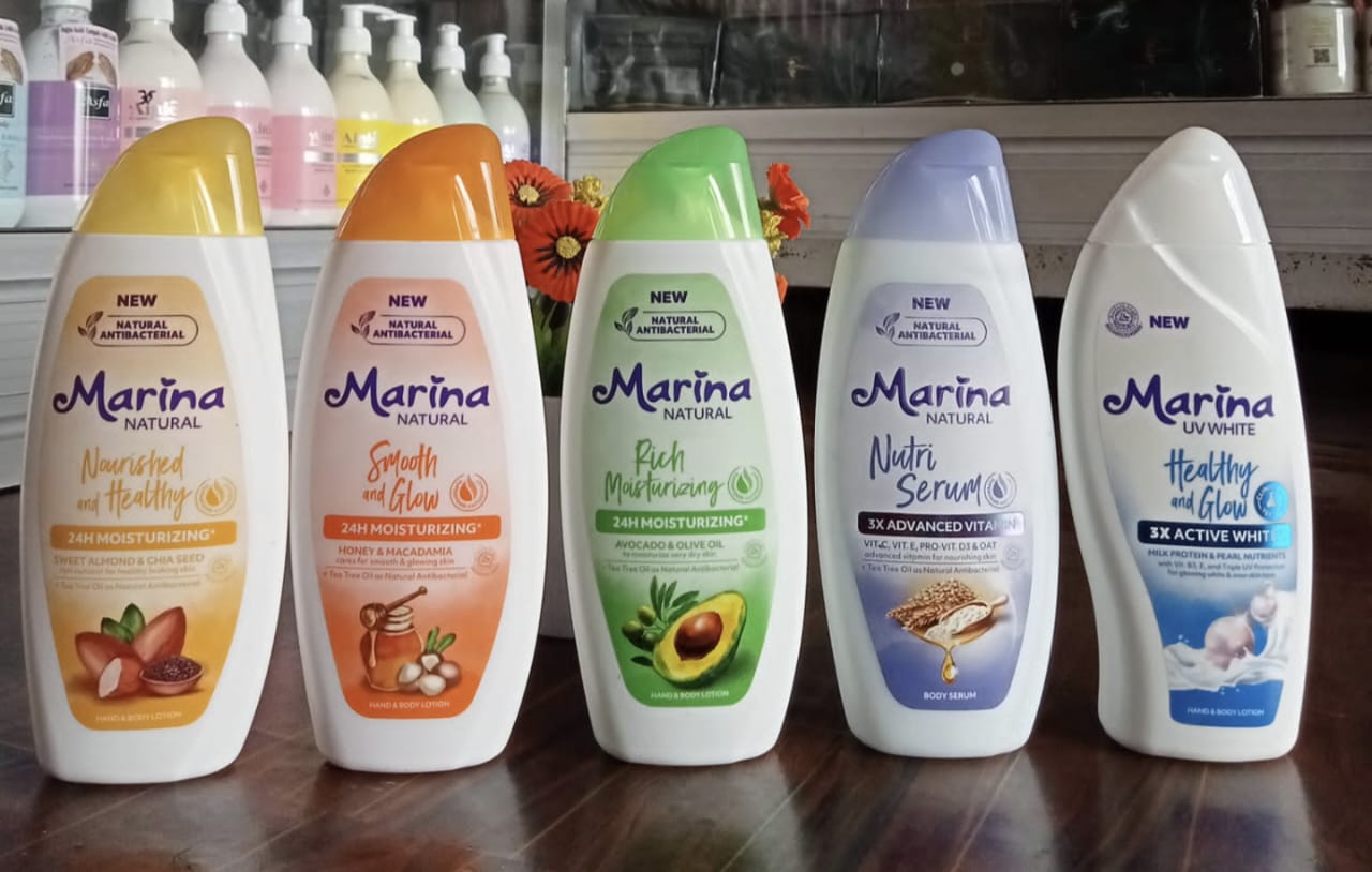 Cara Meracik Handbody Marina dengan Air Mawar untuk Kulit Putih dan Glowing