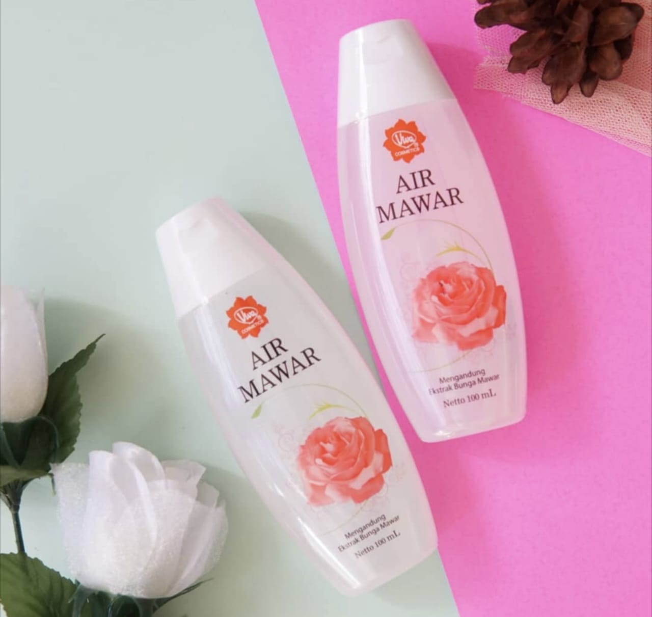 Raih Kulit Cerahmu Kembali dengan Keajaiban Air Mawar VIVA dan Lotion Ini! Transformasi Ajaib Memulihkan Kulit Kusam menjadi Cerah Semula!