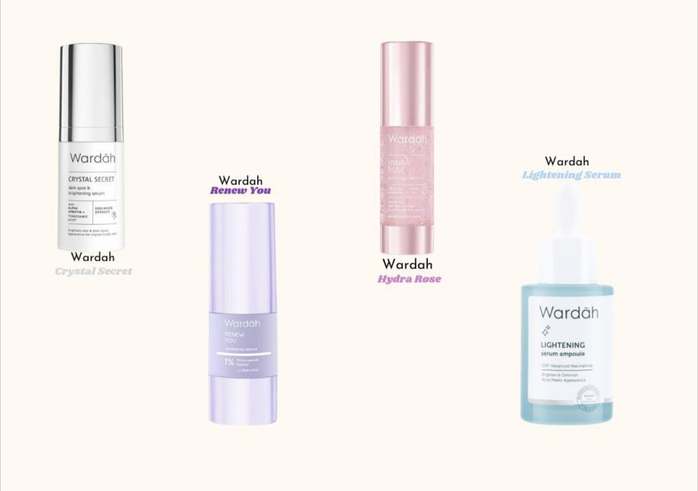 Serum Wardah Terbaru! Bisa Bikin Wajah 10 Tahun Lebih Muda dengan Menghilangkan Flek Hitam di Usia 40 Tahun Ke Atas! Ternyata Ada 6 Pilihan Super Ampuh!