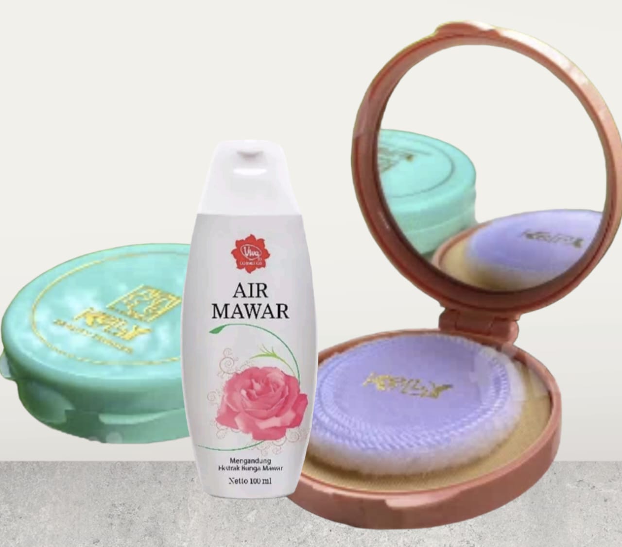 Cara Mencampurkan Kombinasi Bedak Kelly dan Air Mawar Viva, Simak Panduan Penggunaannya Agar Wajah Tetap Glowing secara Permanen