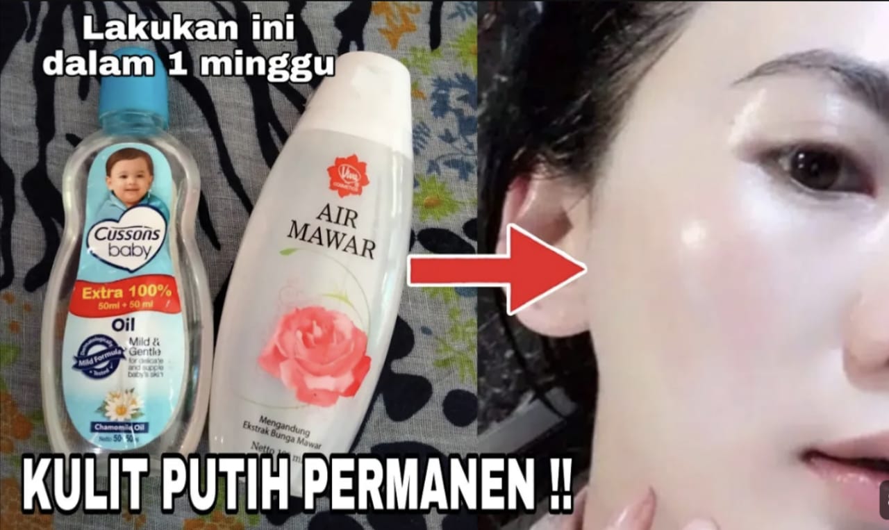Rahasia Kecantikan Seperti Artis Jepang Terbongkar! Kombinasi Ajaib Baby Oil dan Air Mawar Viva untuk Kulit Cerah dan Cantik. Simak Cara Mencampurnya di Sini!