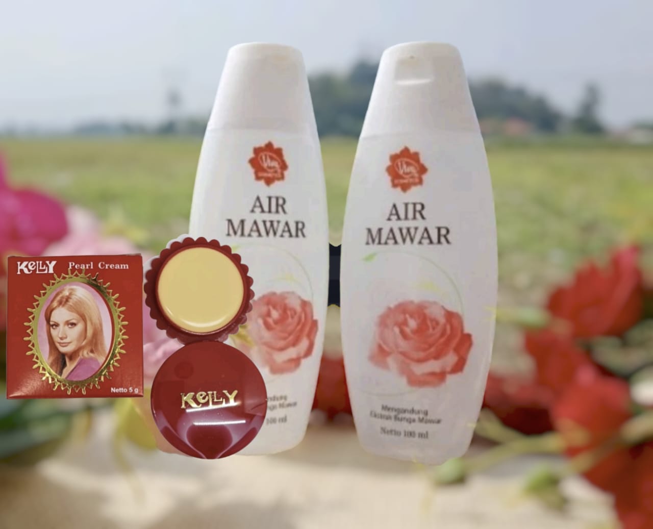 Rahasia Kilau Wajah Sempurna! Air Mawar Viva + Bedak Kelly Bikin Kamu Terpesona dengan Kulit Putih & Bercahaya dalam Sekejap!