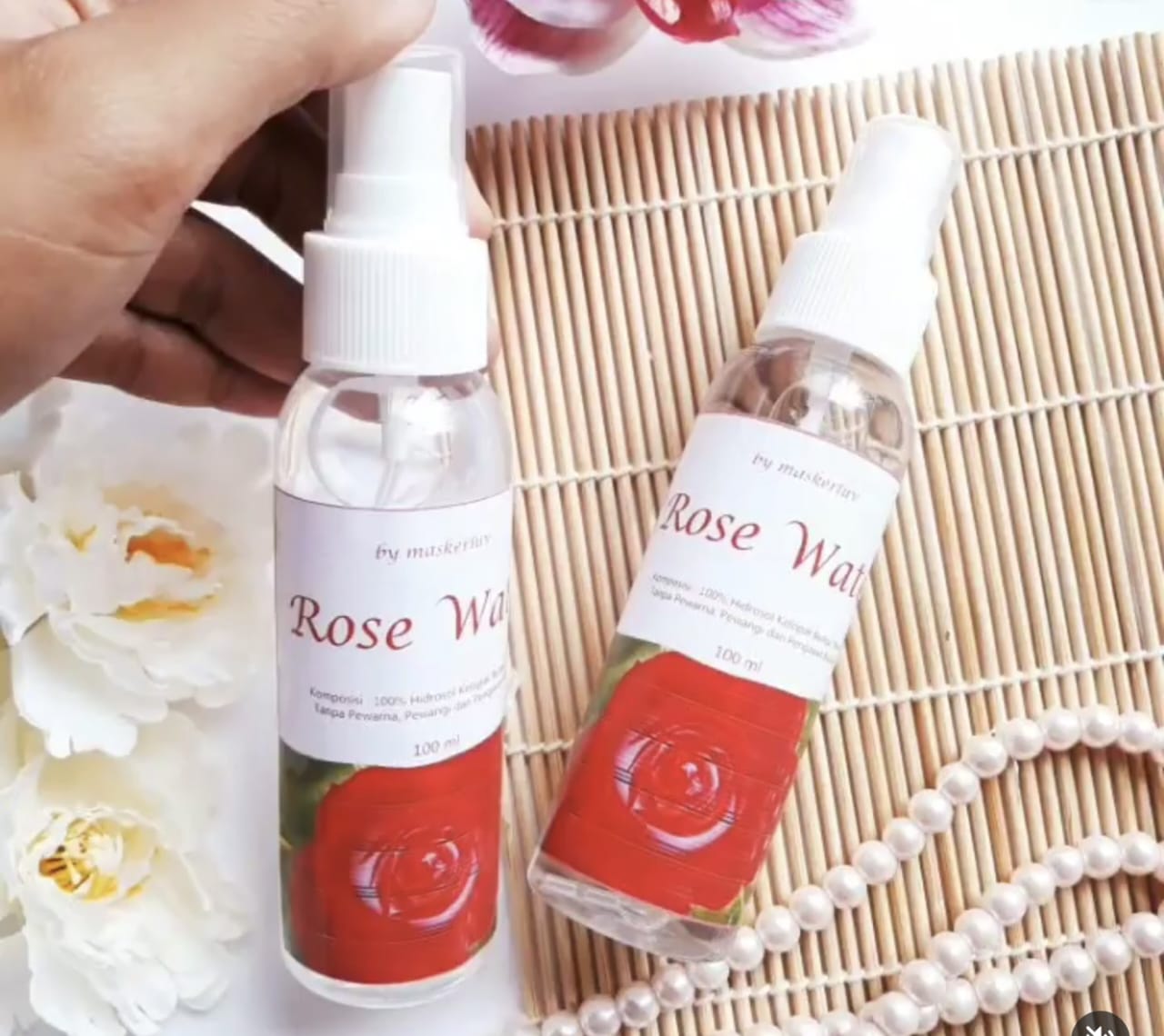 Temukan Cara Membuat Air Mawar Campuran Bedak Marcks untuk Mengatasi Jerawat dan Membuat Kulit Lebih Halus
