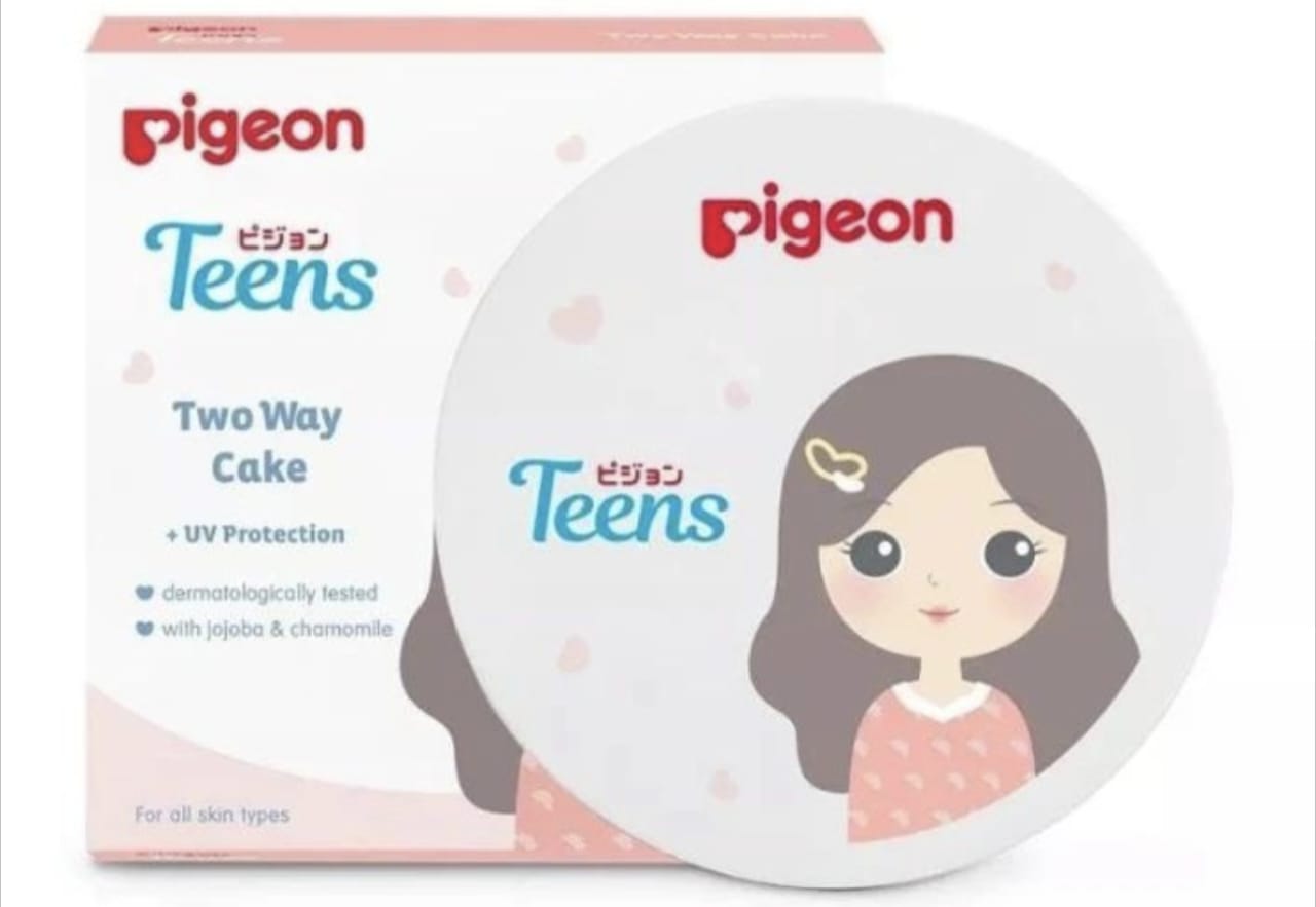 Bedak Pigeon Two Way Cake untuk Kulit Sawo Matang, Kulit Tampak Flawless dan Natural