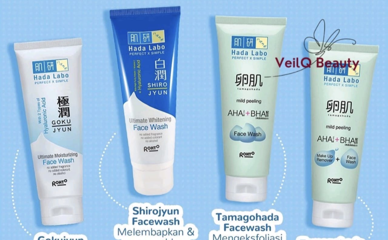 Facial Wash Hada Labo untuk Kulit Berminyak dan Berjerawat