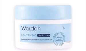 Wardah Lightening Night Cream Review, Kulit Cerah dan Sehat Sebelum Tidur