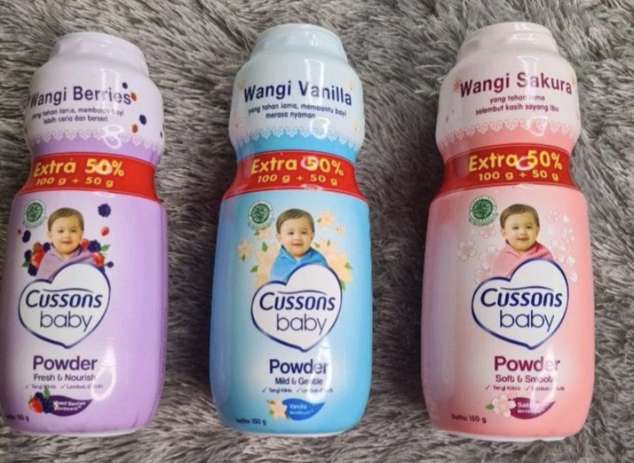 Masker dari Bedak Bayi