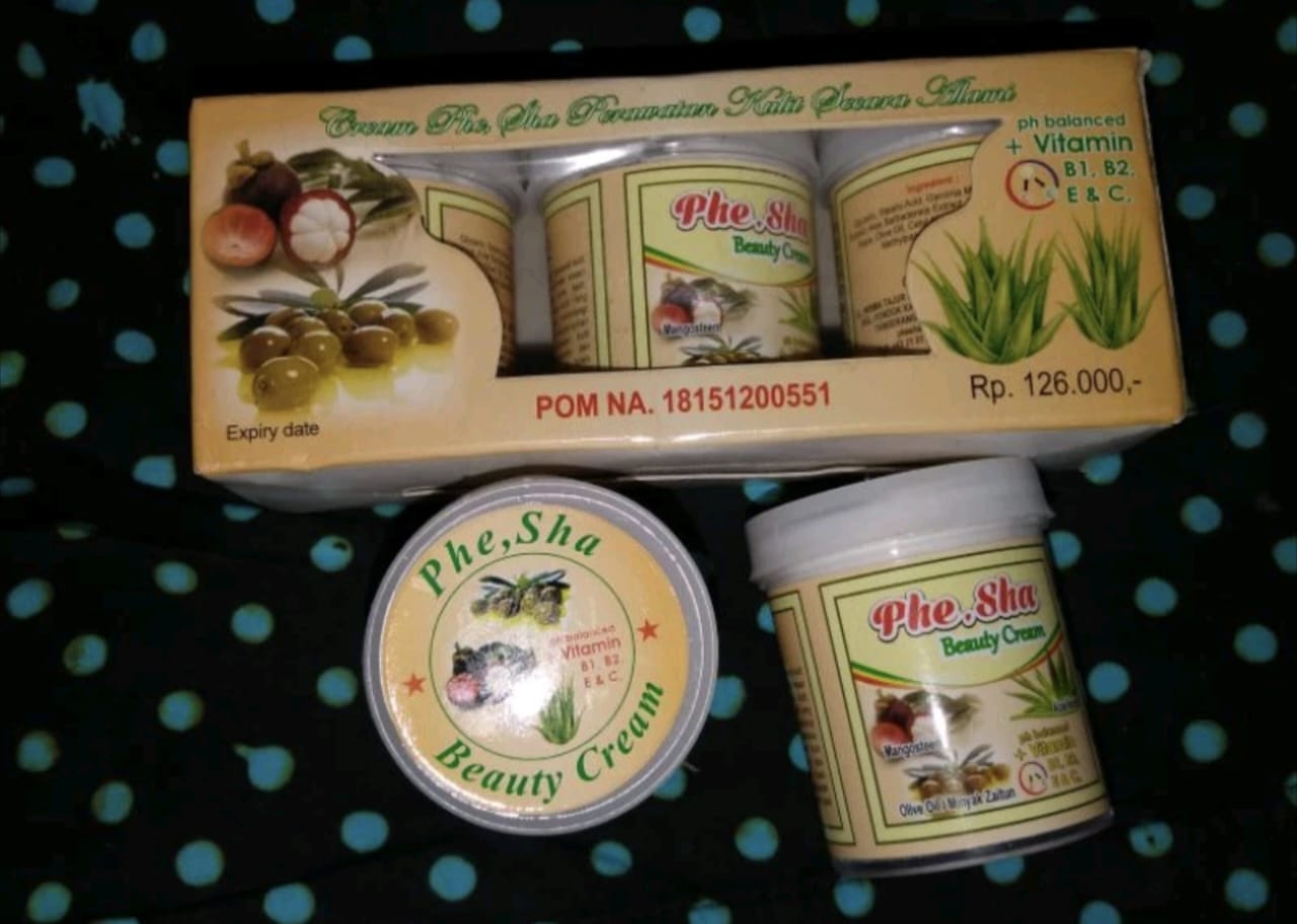 Perbedaan Phe Sha Beauty Cream Asli dan Palsu