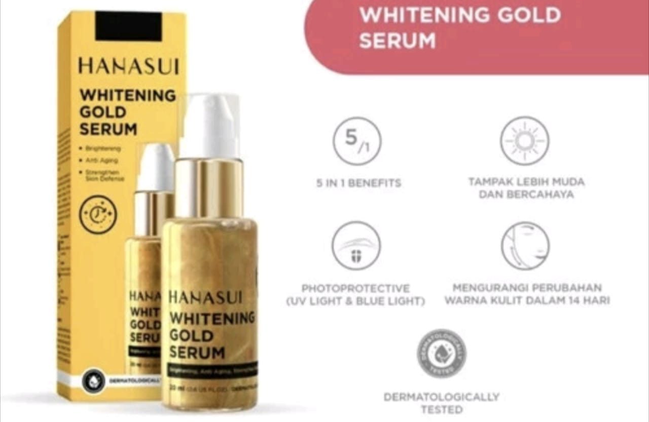 Hasil Pemakaian Serum Hanasui Gold