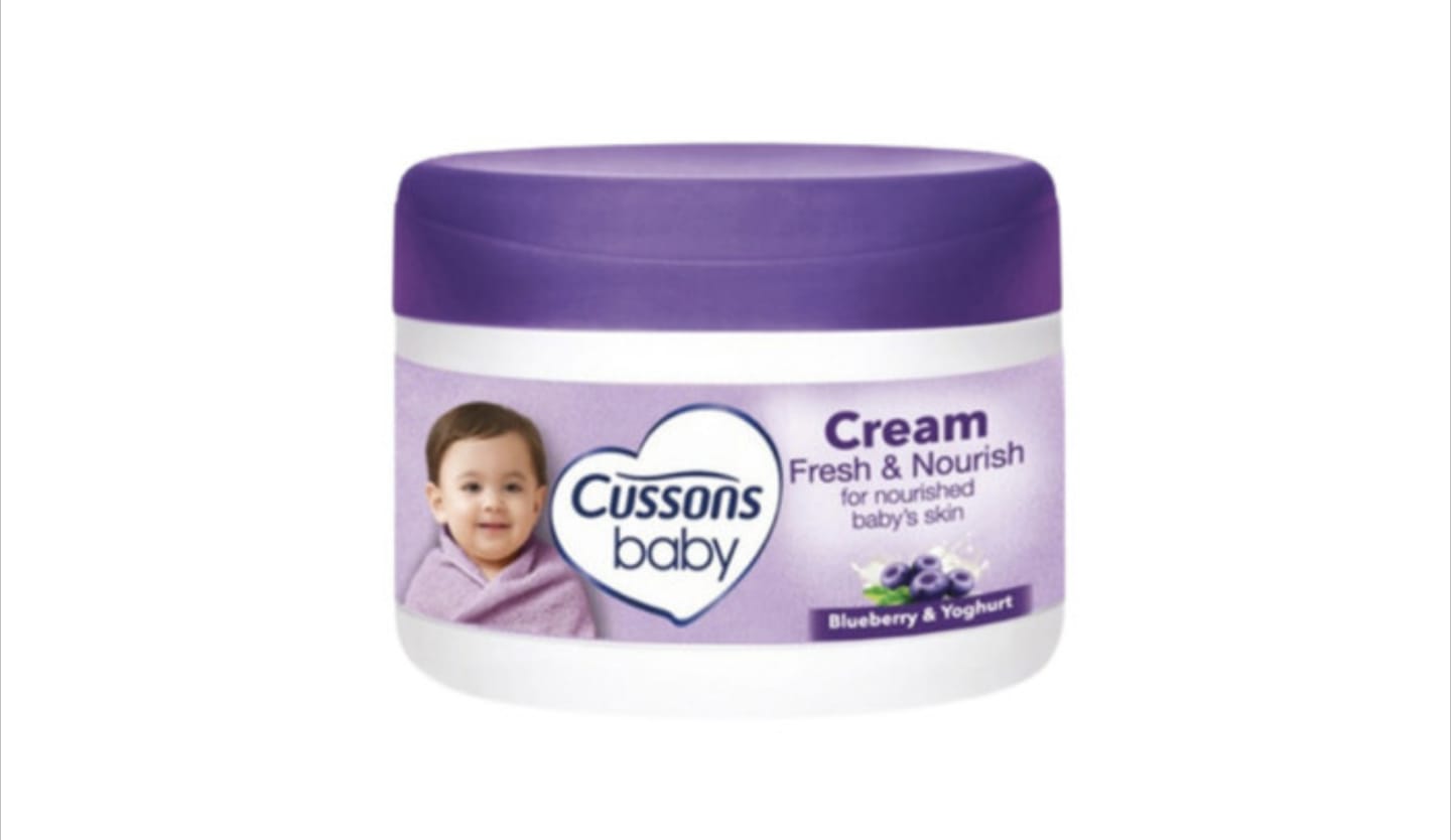 Manfaat Cusson Baby Cream Ungu untuk Wajah Bayi