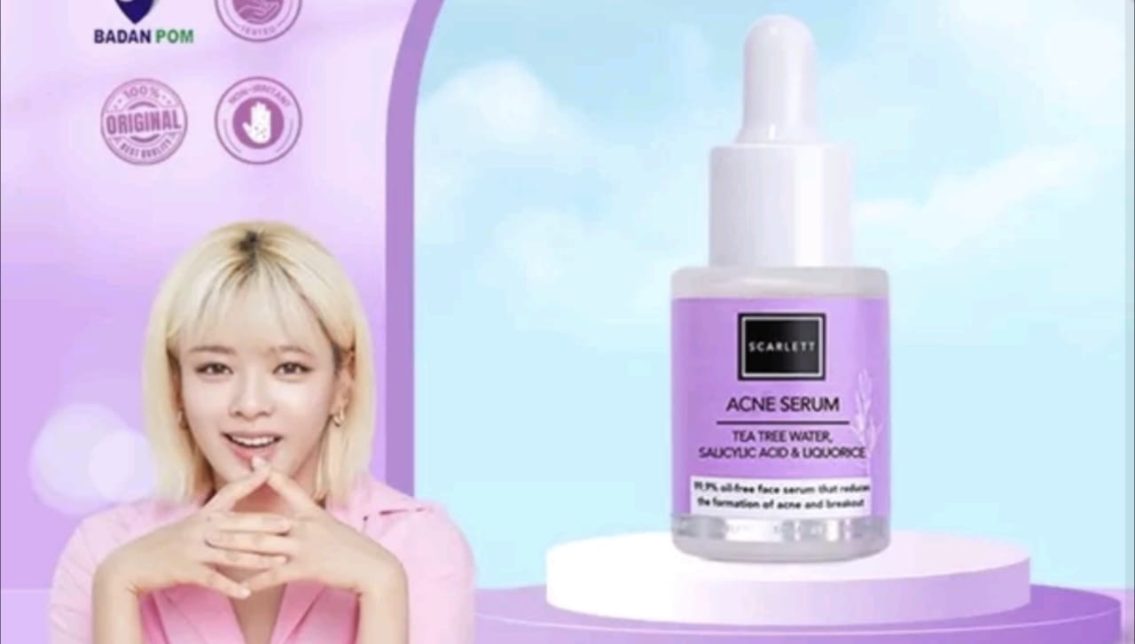 Ingredients Serum Scarlett Acne
