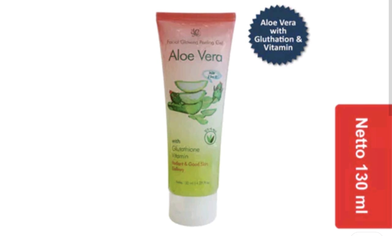 Cara Menggunakan Facial Glowing Peeling Gel Aloe Vera
