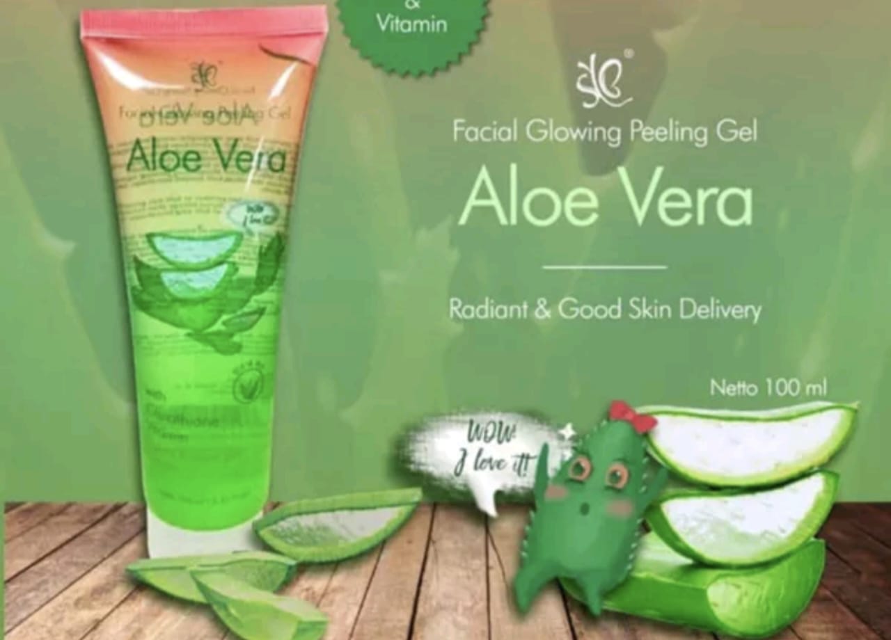 Cara Menggunakan Facial Glowing Peeling Gel Aloe Vera