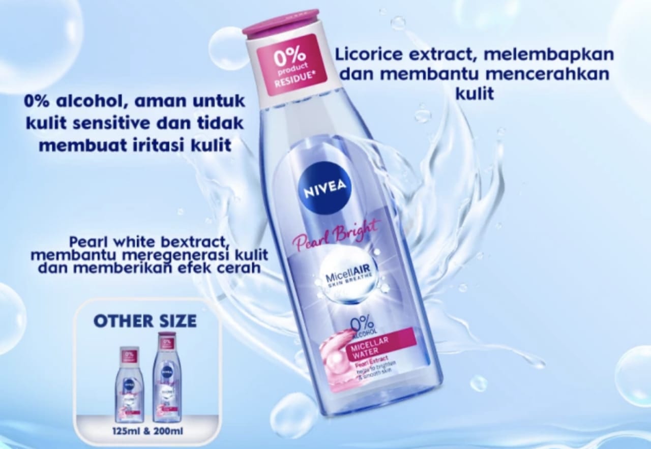 Nivea Micellar Water untuk Kulit Berjerawat