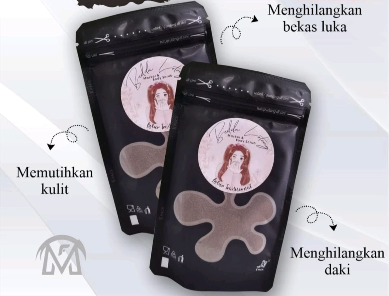 Cara Memakai Bedak Lotong