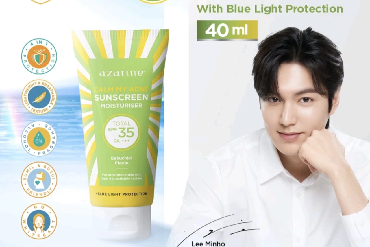 Sunscreen Azarine untuk Kulit Berjerawat