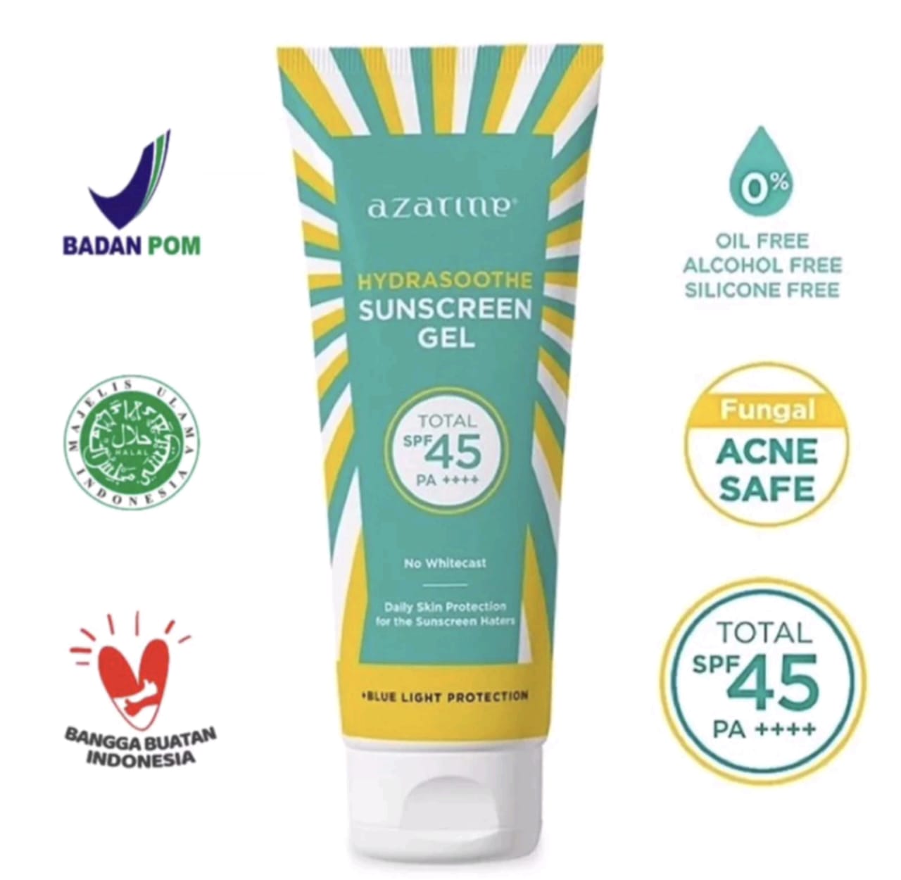Sunscreen Azarine untuk Kulit Berjerawat