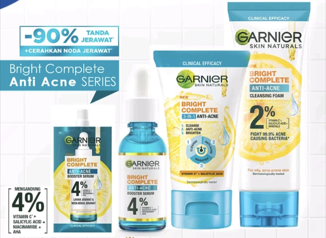 Garnier untuk Kulit Sensitif Berminyak dan Berjerawat