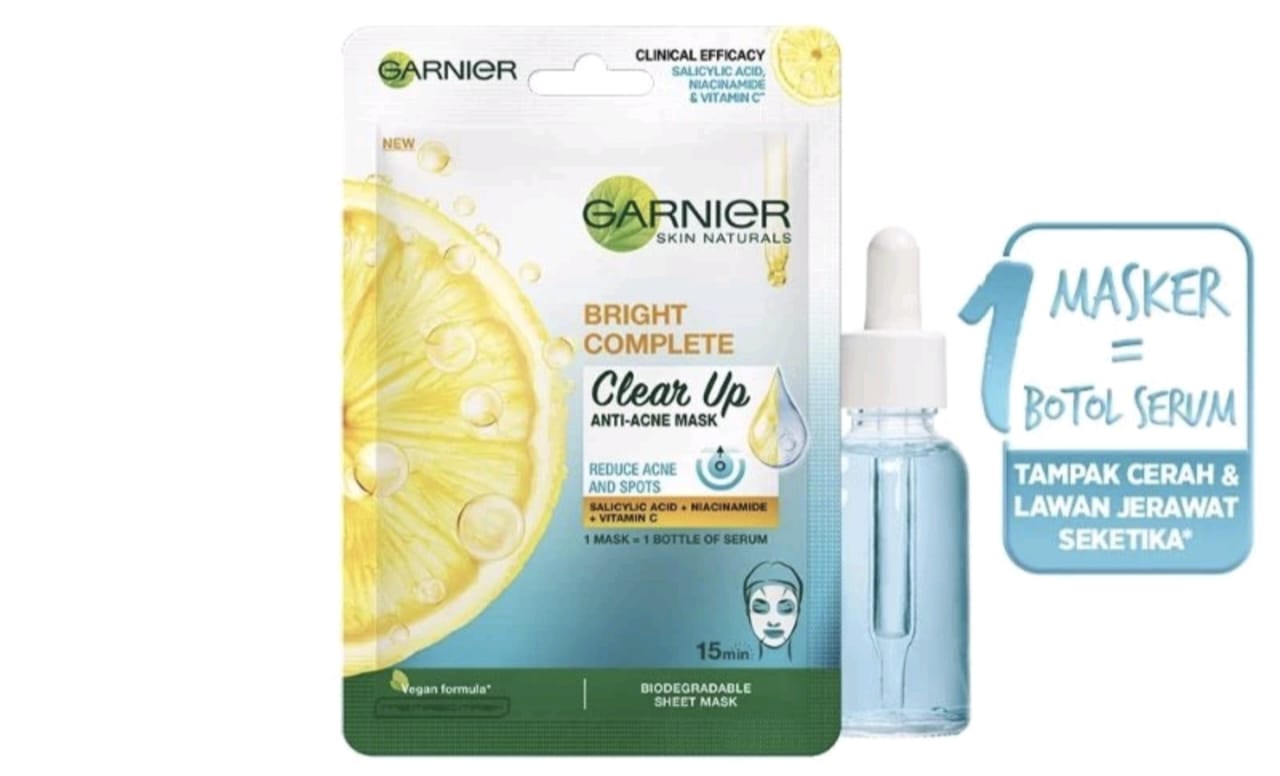 Garnier untuk Kulit Sensitif Berminyak dan Berjerawat